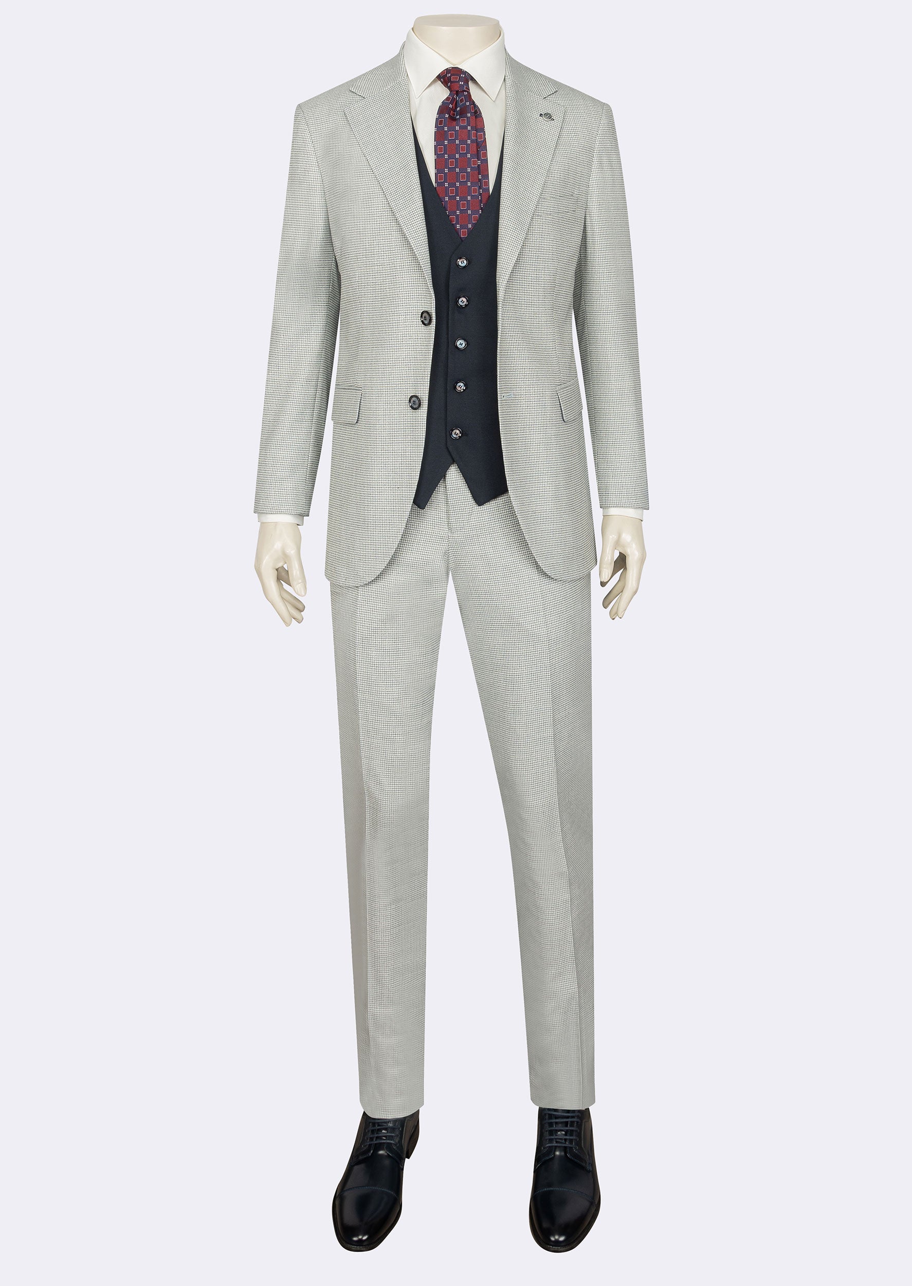 Blue Three-Piece Suit