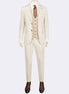 Beige Three-Piece Suit