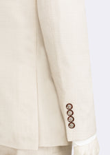 Beige Three-Piece Suit