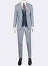 Blue Three-Piece Suit