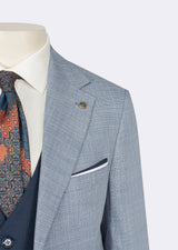 Blue Three-Piece Suit