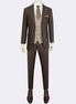 Brown Three-Piece Suit