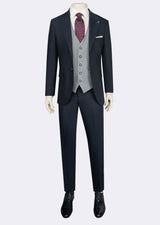Navy Three-Piece Suit