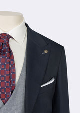 Navy Three-Piece Suit