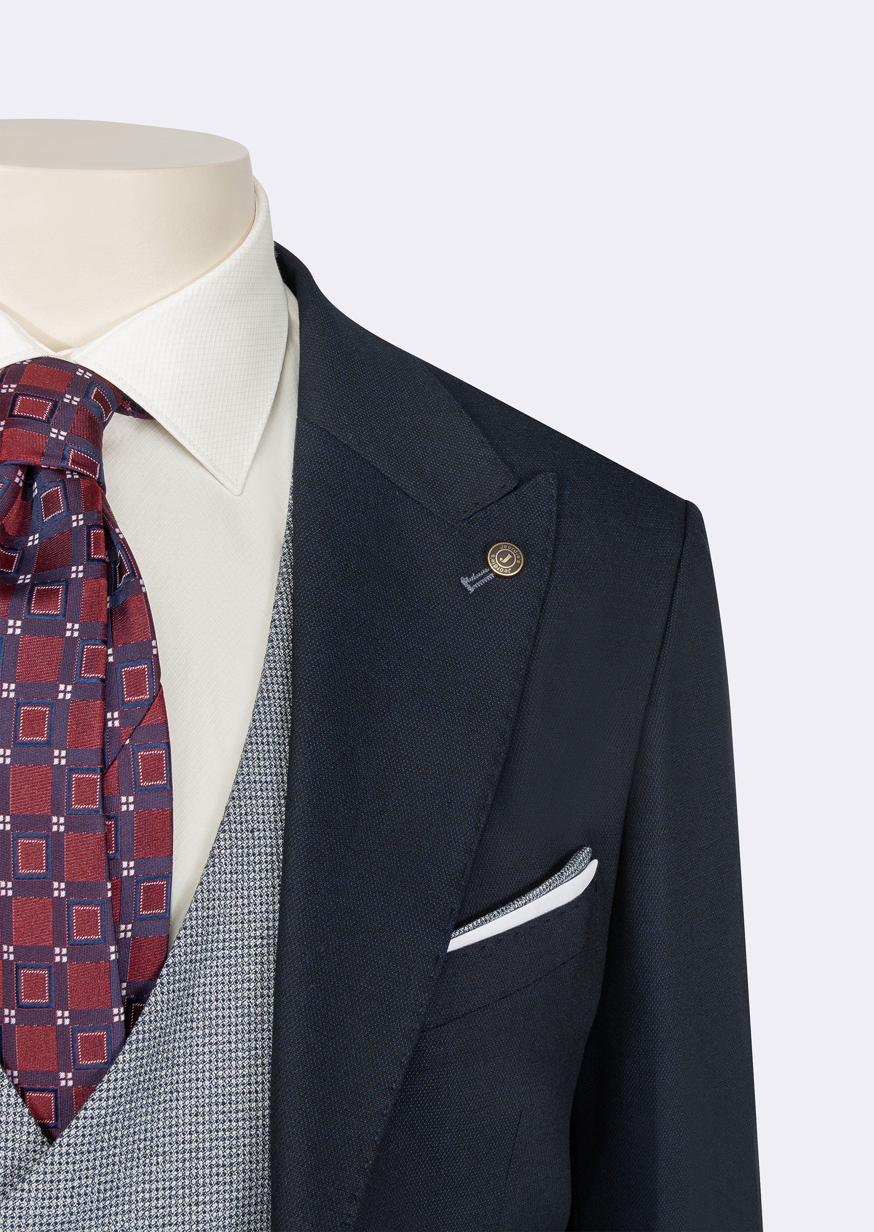 Navy Three-Piece Suit