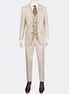 Beige Three-Piece Suit