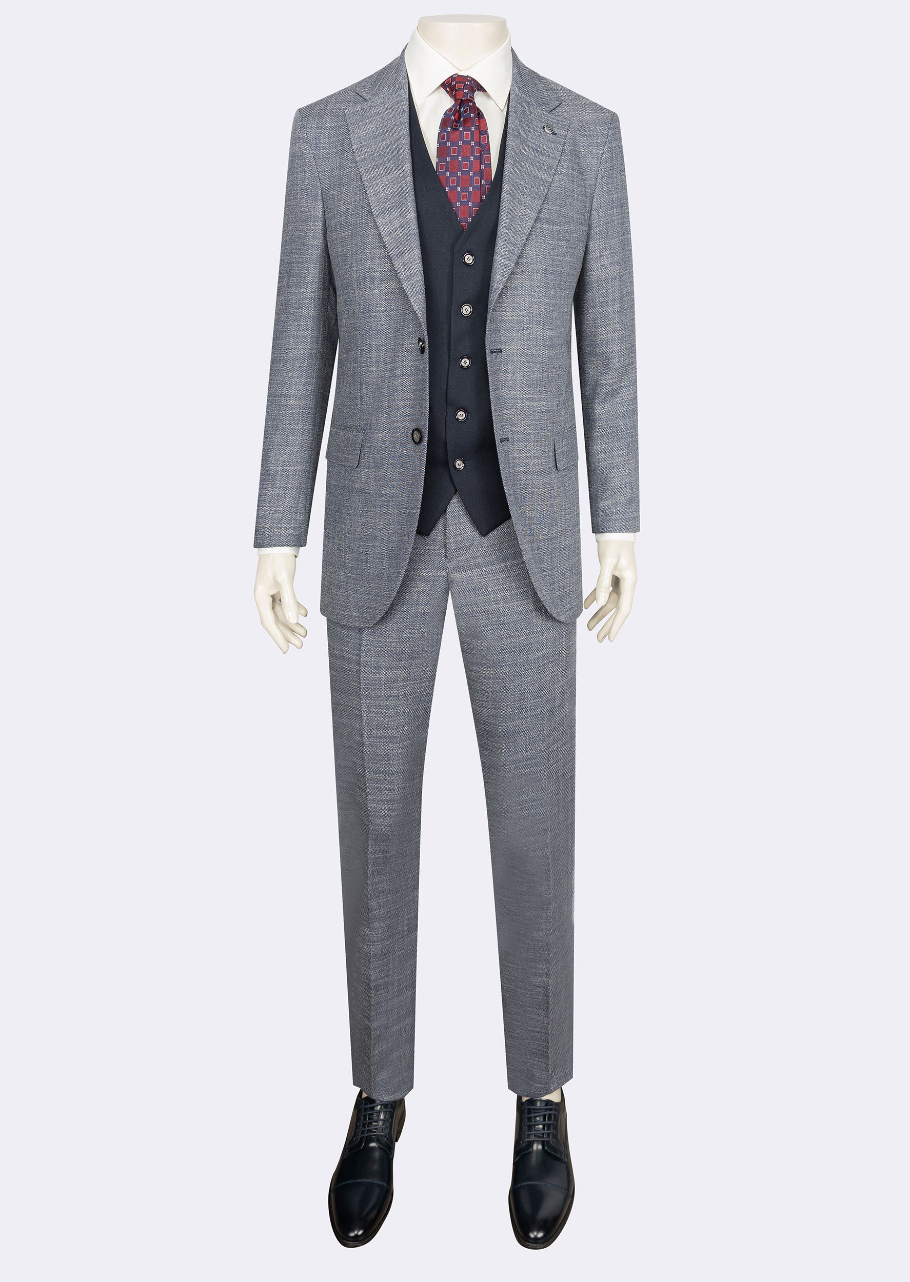 Navy Three-Piece Suit