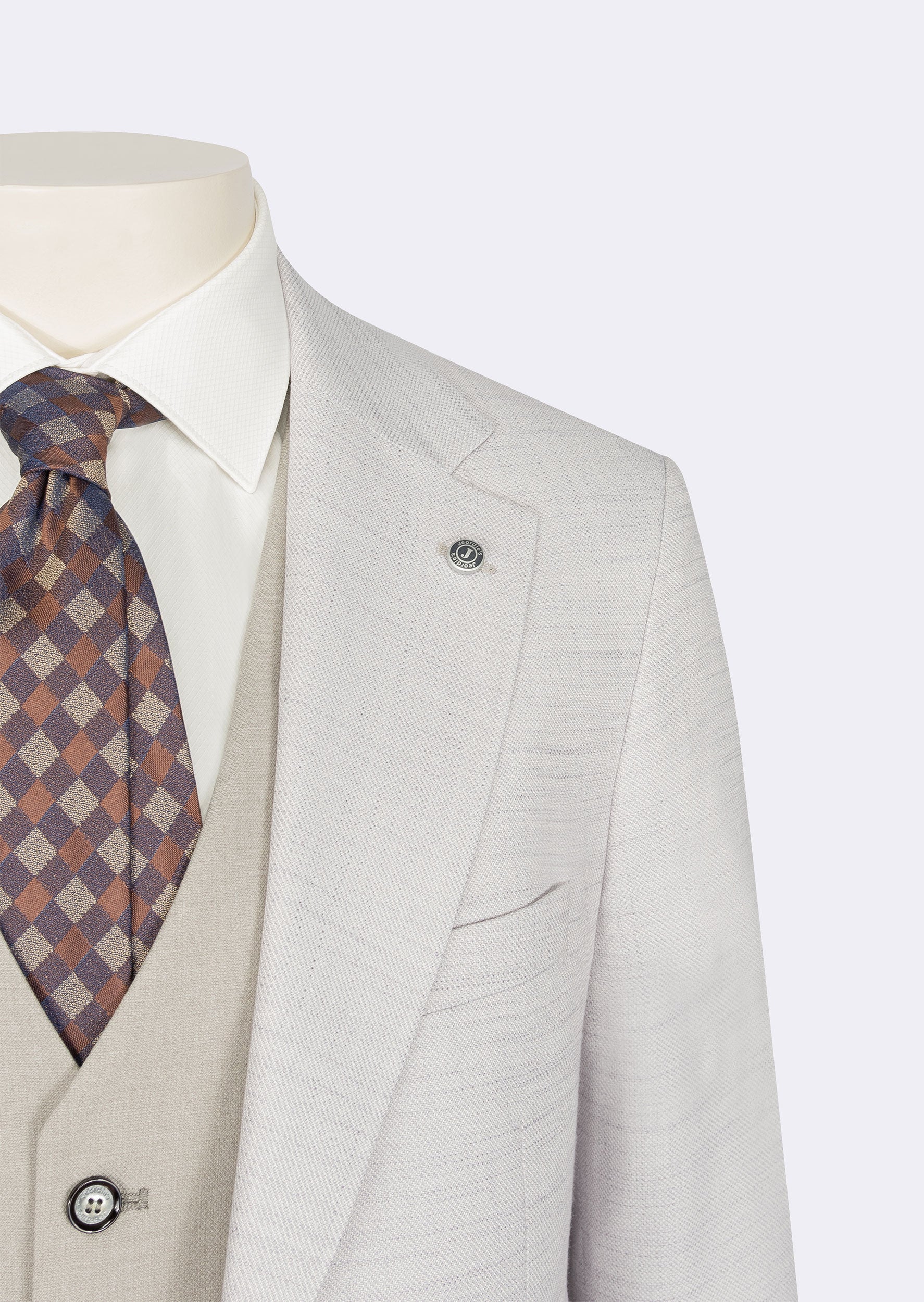 Stone Three-Piece Suit