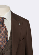 Brown Three-Piece Suit