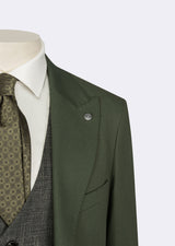 Green Three-Piece Suit