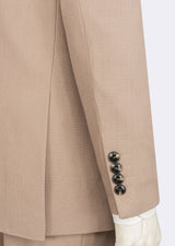 Beige Three-Piece Suit