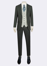 Green Three-Piece Suit