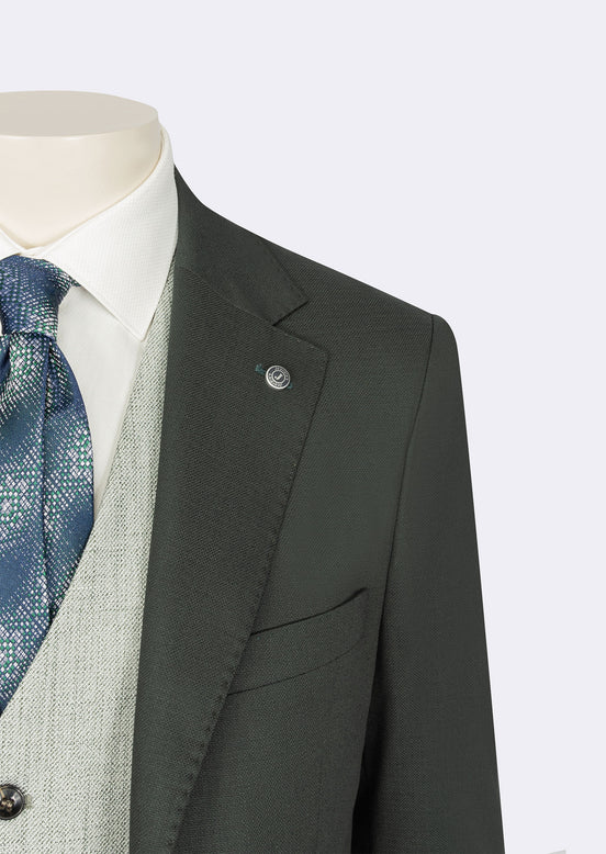 Green Three-Piece Suit