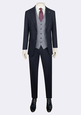 Navy Three-Piece Suit