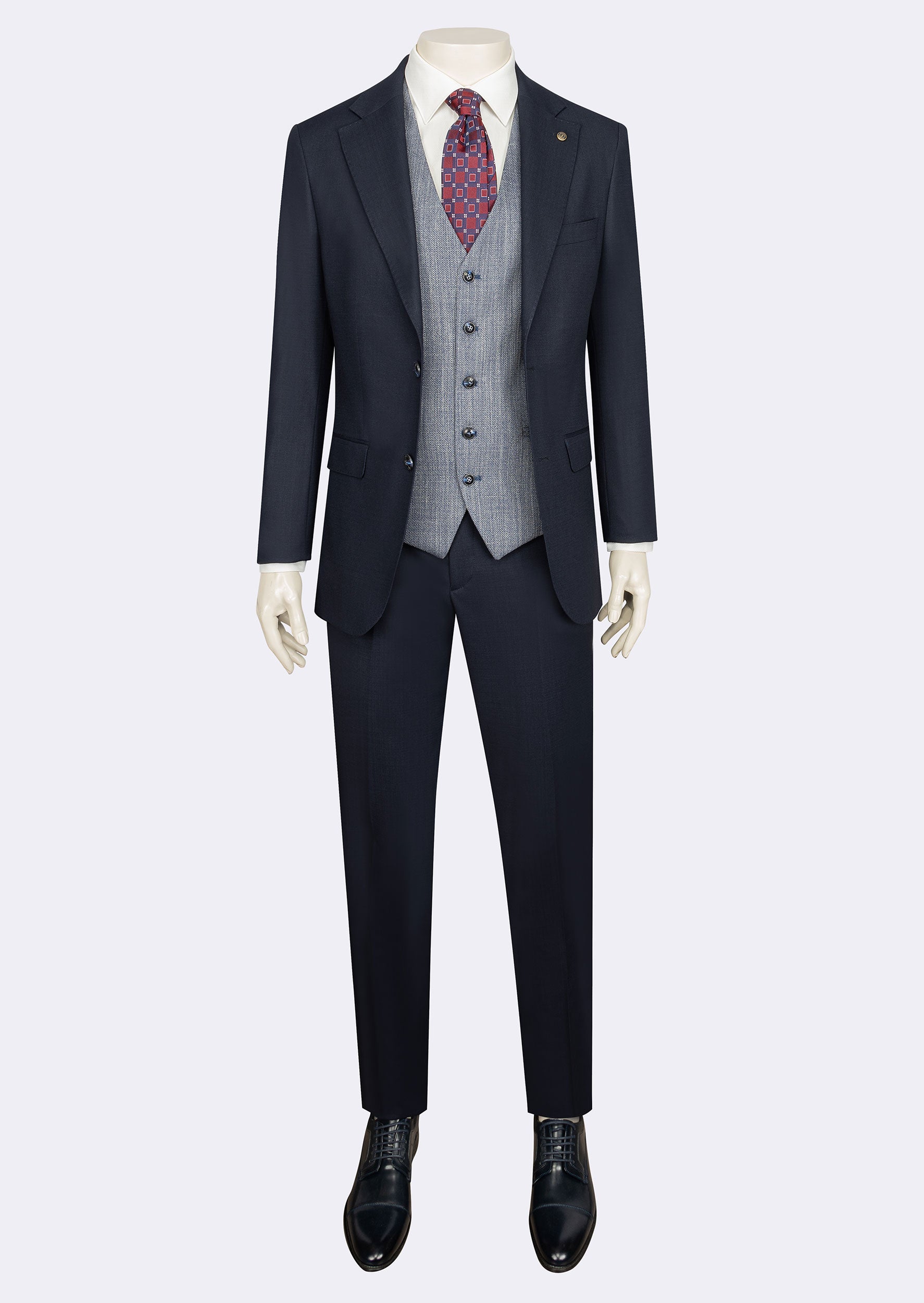 Navy Three-Piece Suit