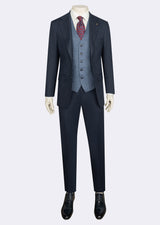 Royal Blue Three-Piece Suit