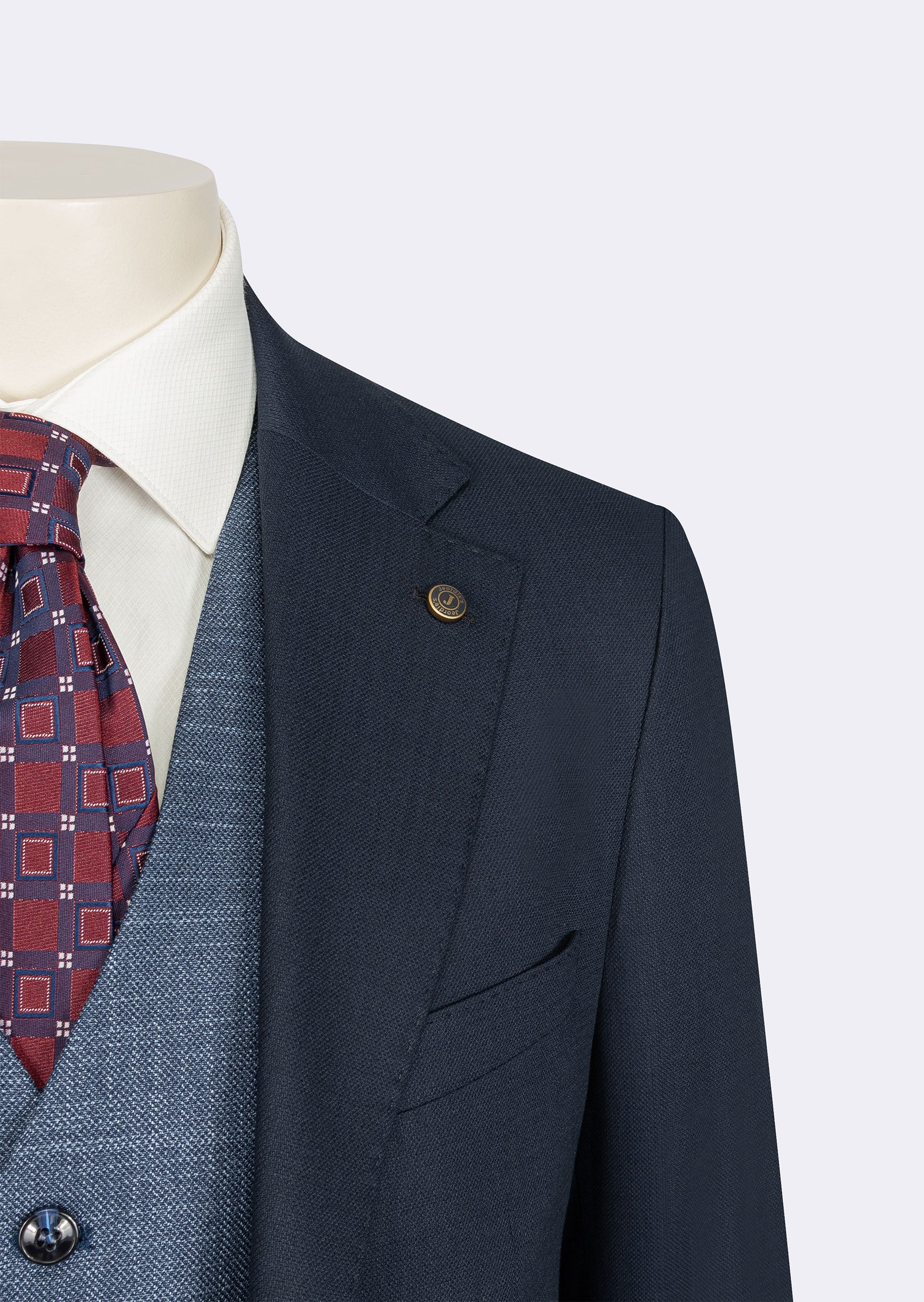 Royal Blue Three-Piece Suit