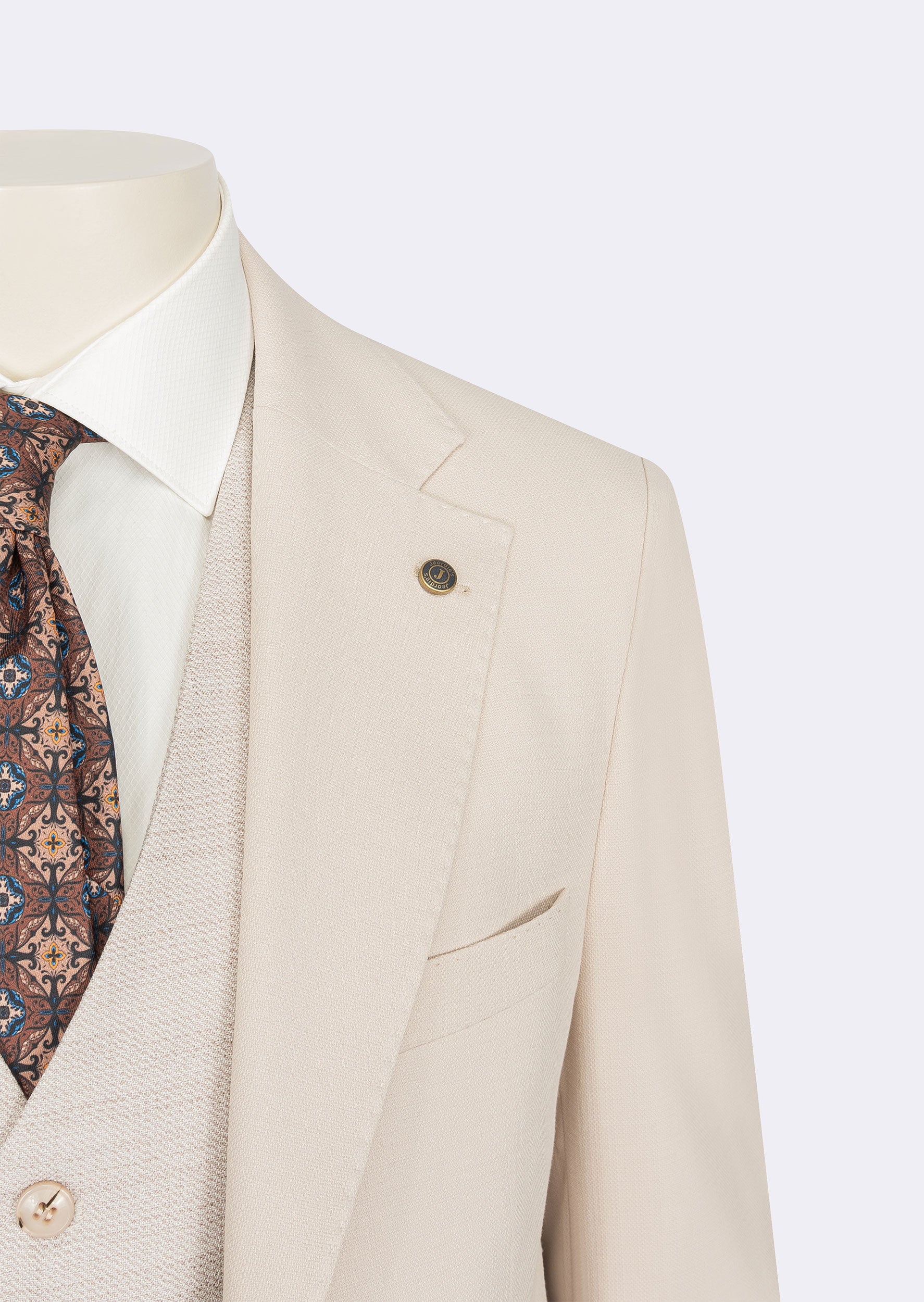 Stone Three-Piece Suit
