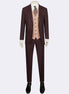 Burgundy Three-Piece Suit
