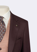 Burgundy Three-Piece Suit