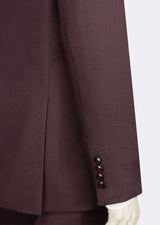 Burgundy Three-Piece Suit