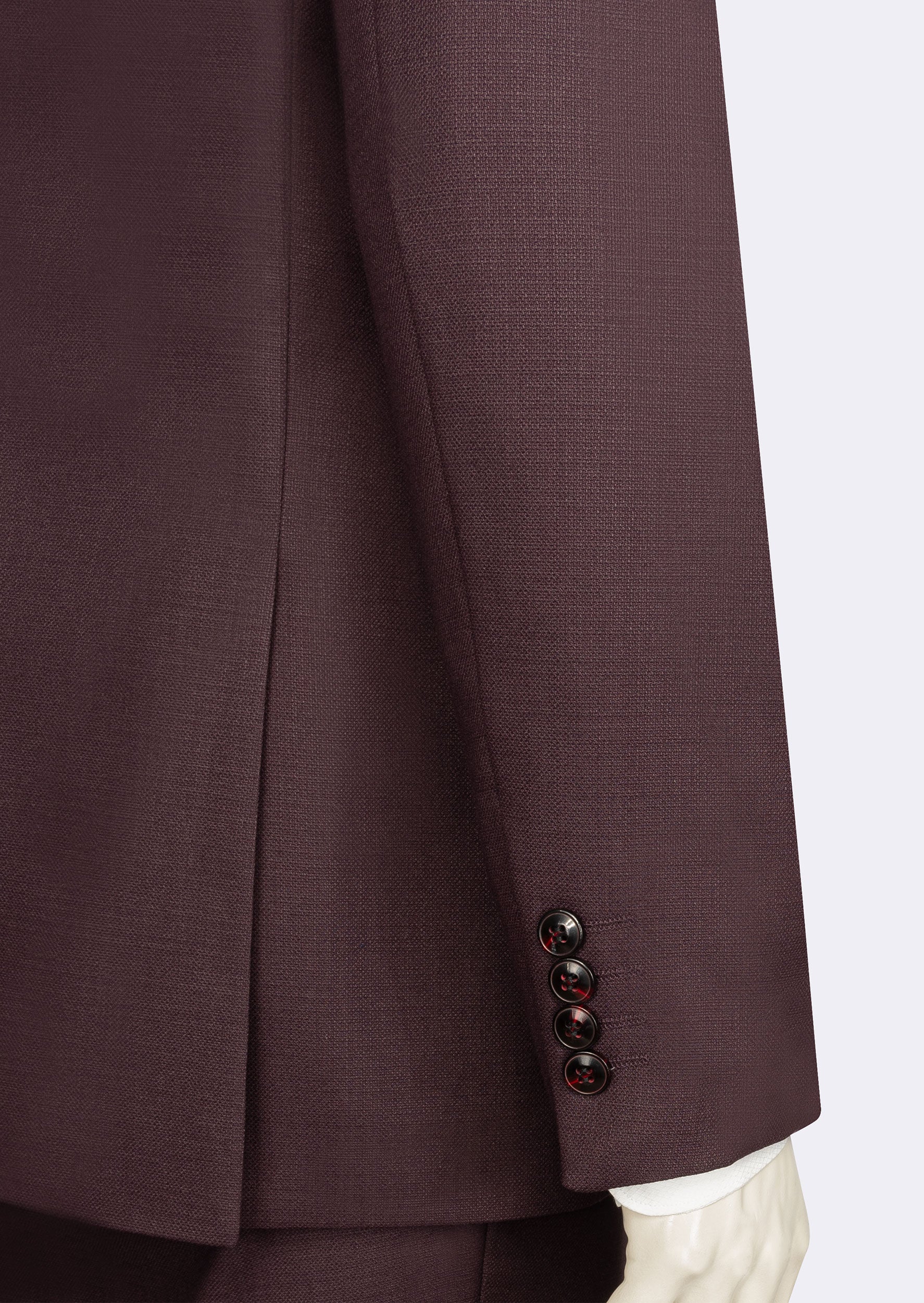 Burgundy Three-Piece Suit