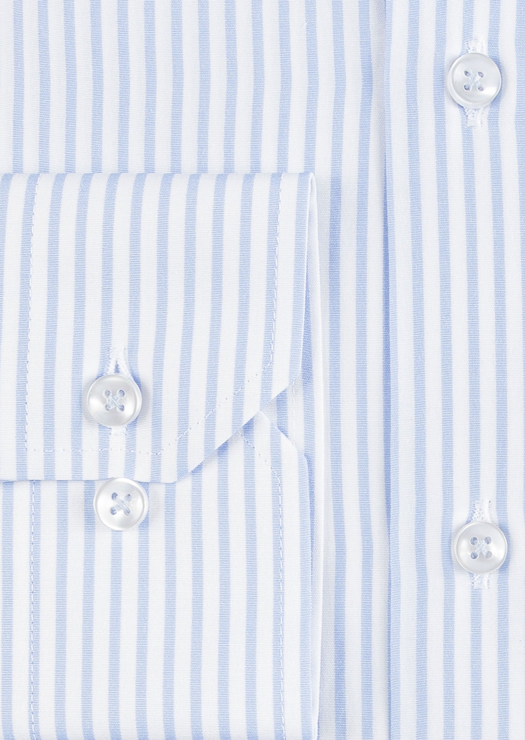 Blue - White Long Sleeve Shirt