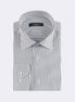 Black - White Long Sleeve Shirt