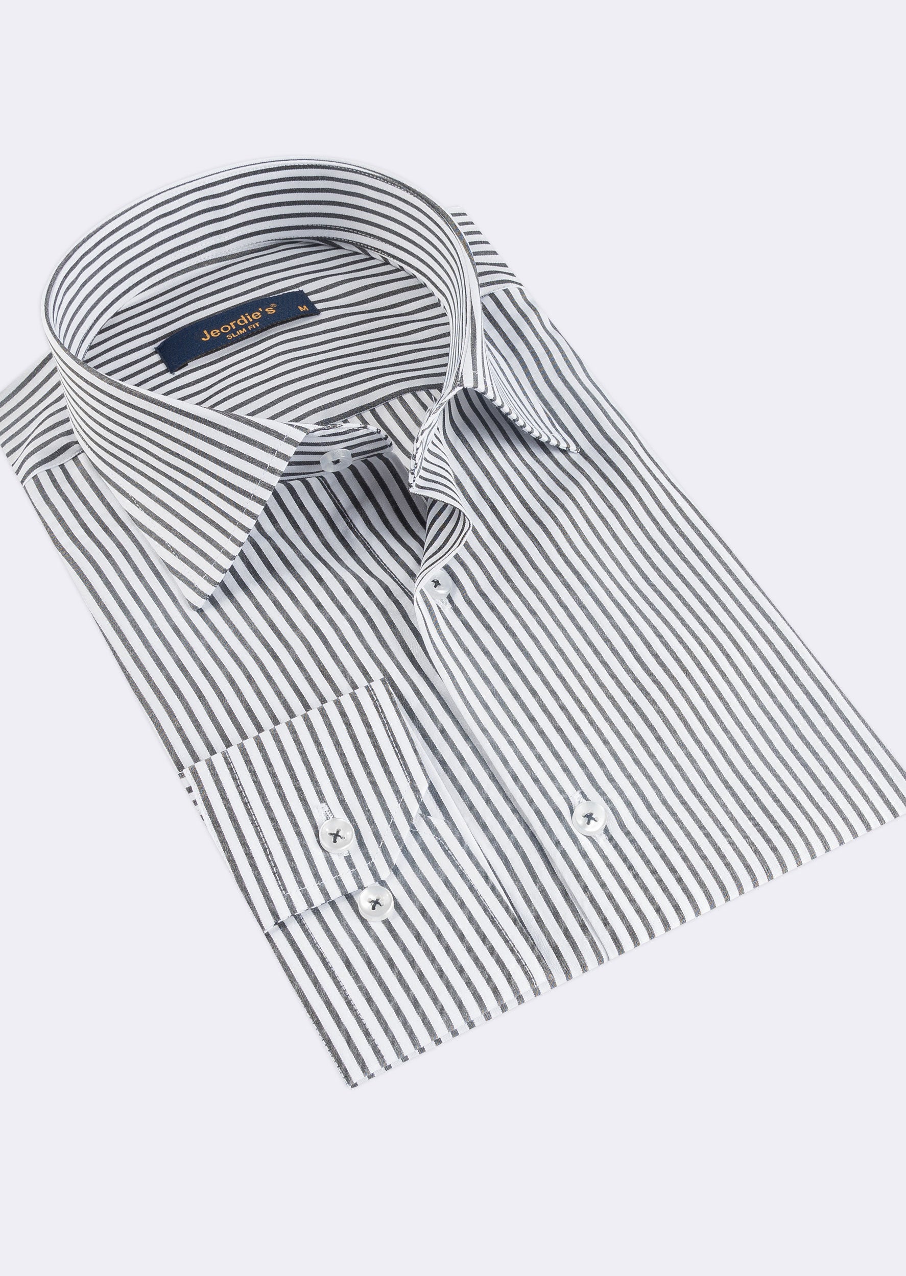 Black - White Long Sleeve Shirt