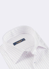 White - Navy Long Sleeve Shirt