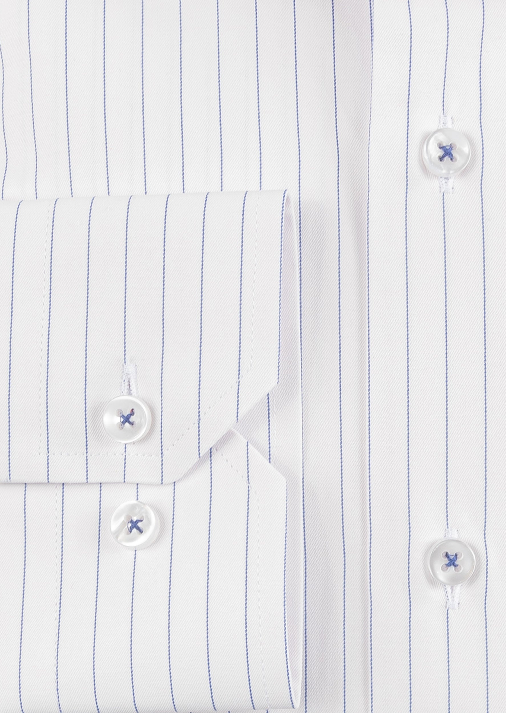 White - Navy Long Sleeve Shirt