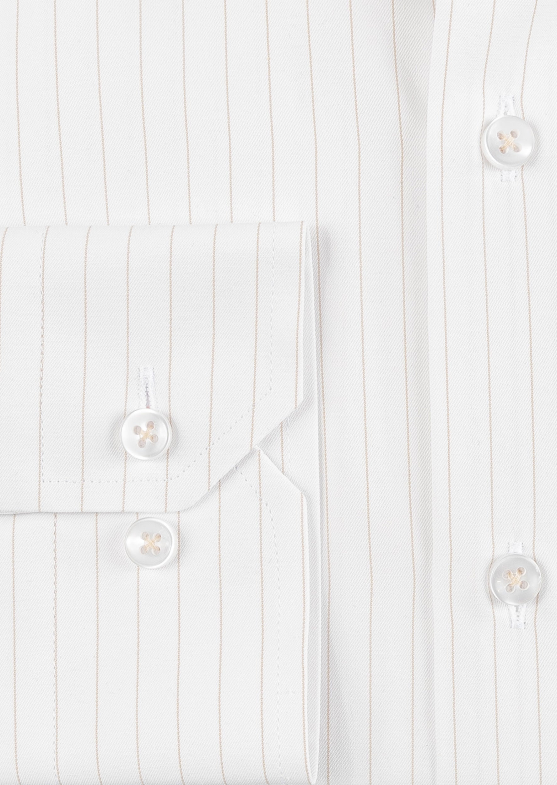 White - Beige Long Sleeve Shirt