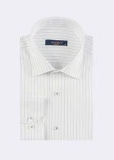 White - Khaki Long Sleeve Shirt