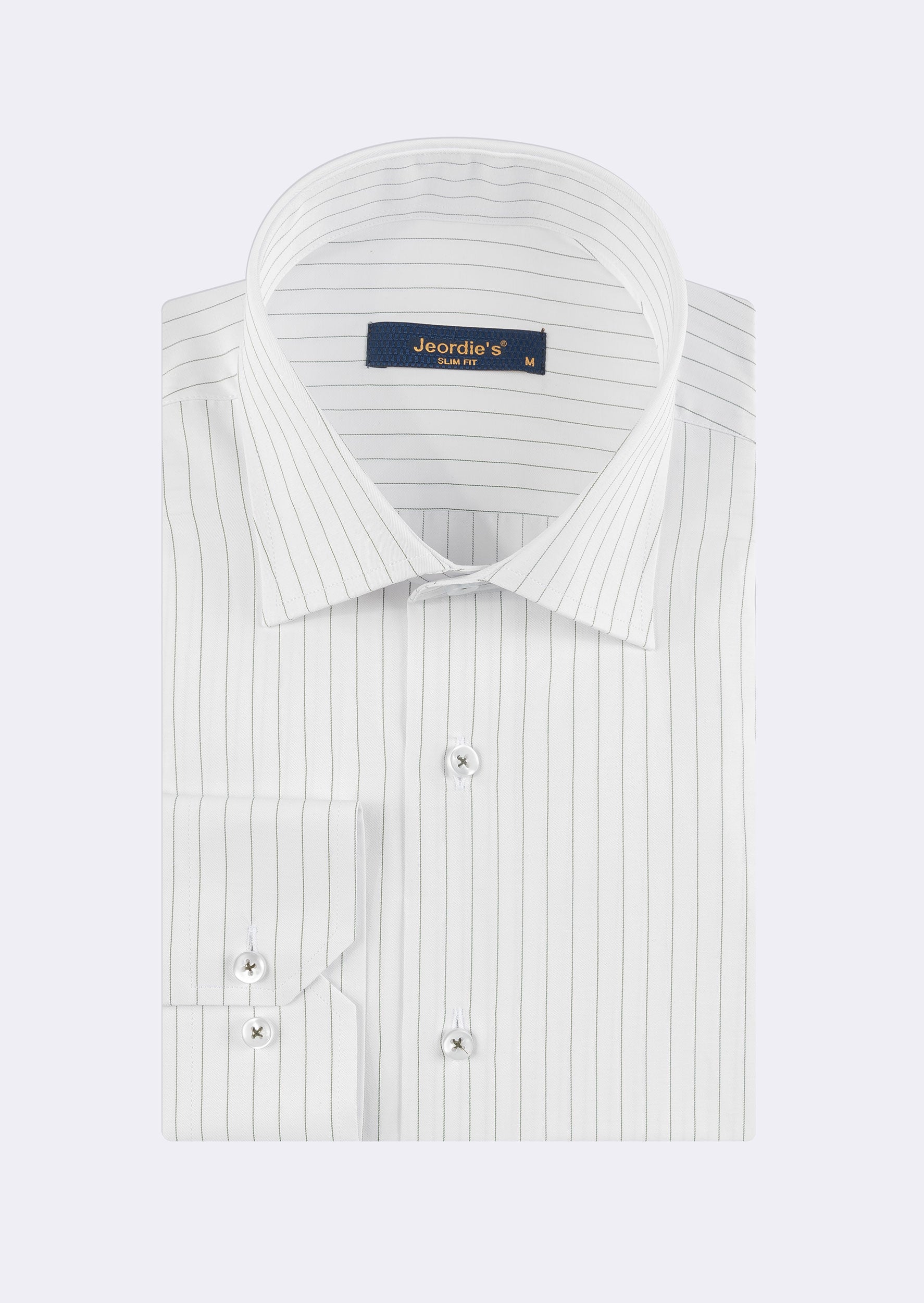 White - Khaki Long Sleeve Shirt