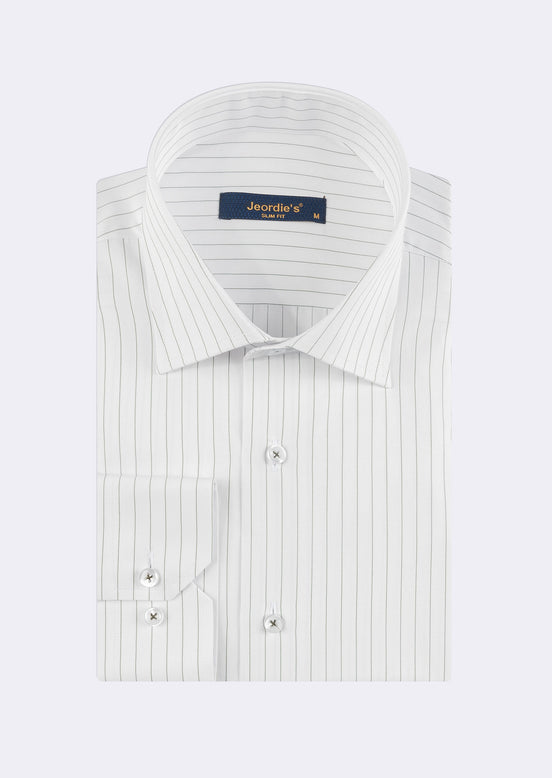 White - Khaki Long Sleeve Shirt