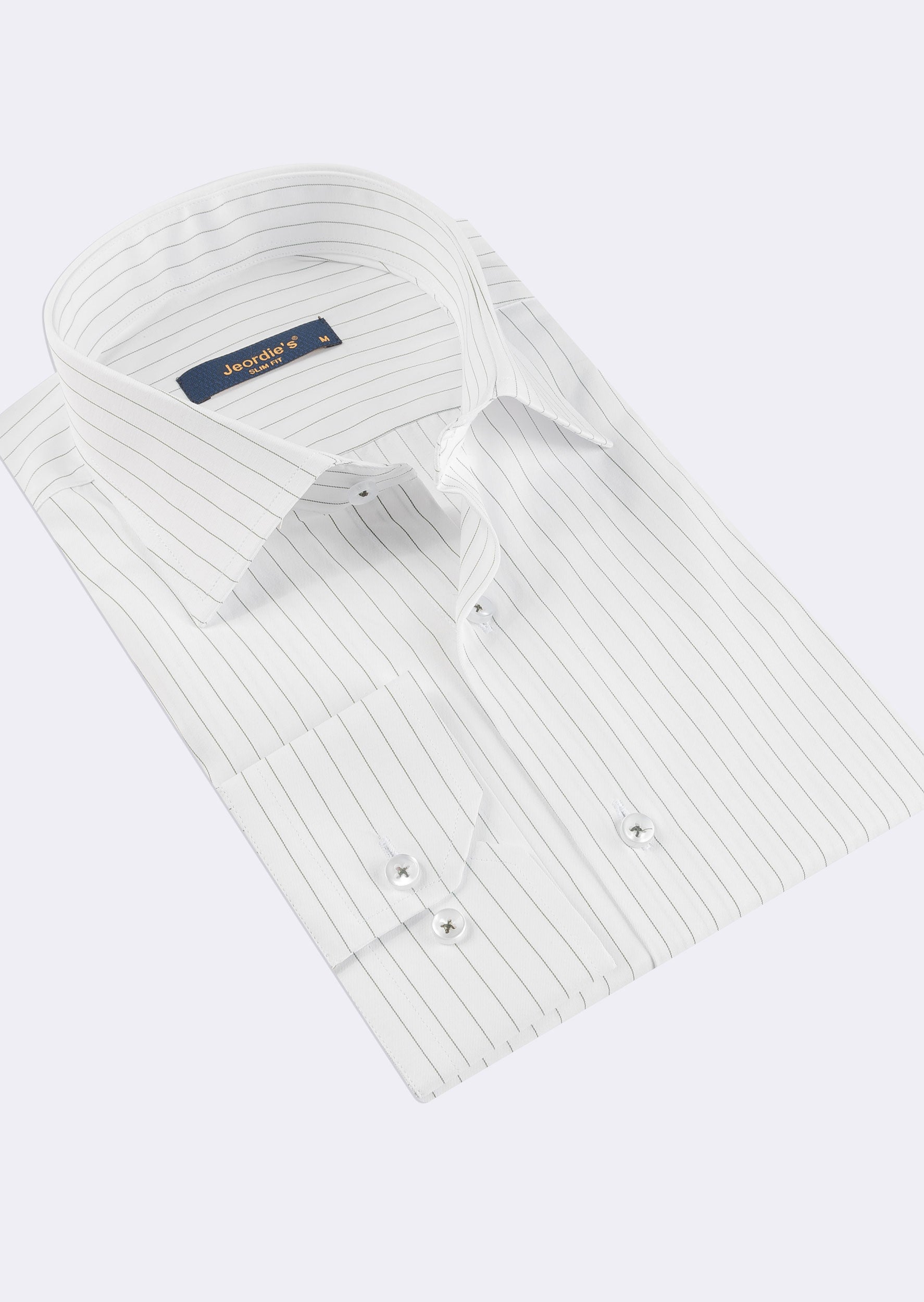 White - Khaki Long Sleeve Shirt