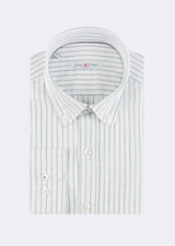 White - Green Long Sleeve Shirt