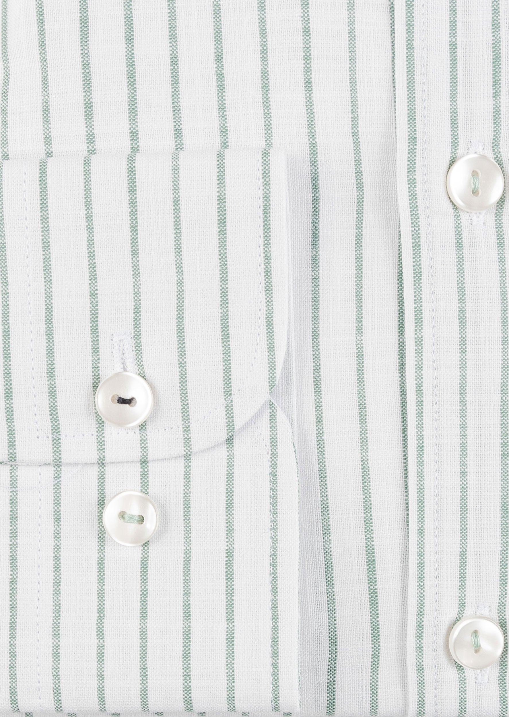 White - Green Long Sleeve Shirt