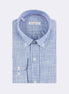 Sax Blue - White Long Sleeve Shirt