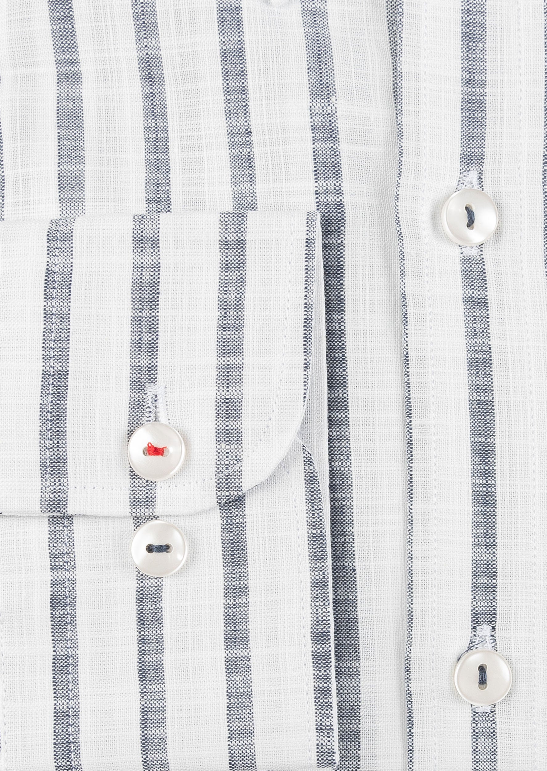 White - Navy Long Sleeve Shirt