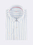White - Blue Long Sleeve Shirt