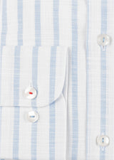 White - Blue Long Sleeve Shirt