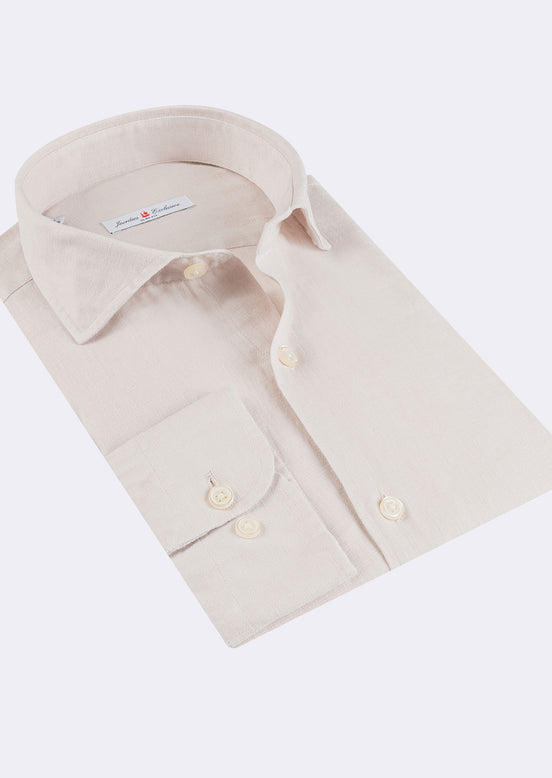 Cream Long Sleeve Shirt