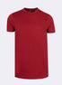 Burgundy Crew Neck T-shirt