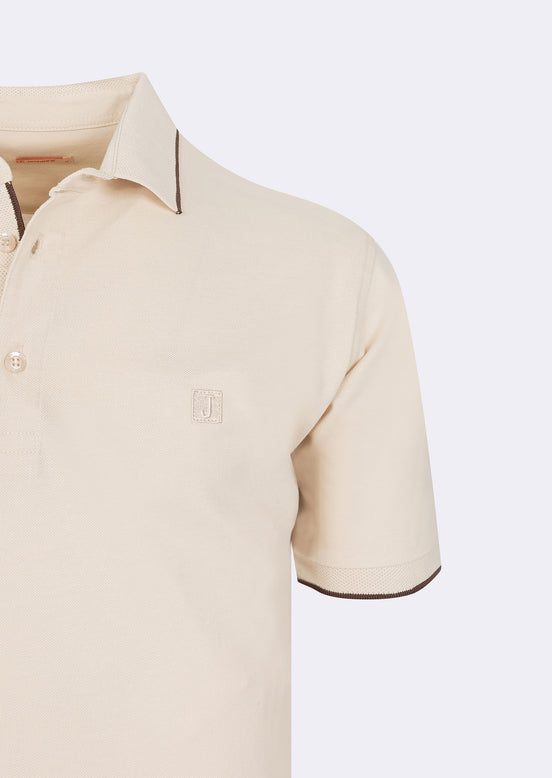 Light Beige Polo T-Shirt