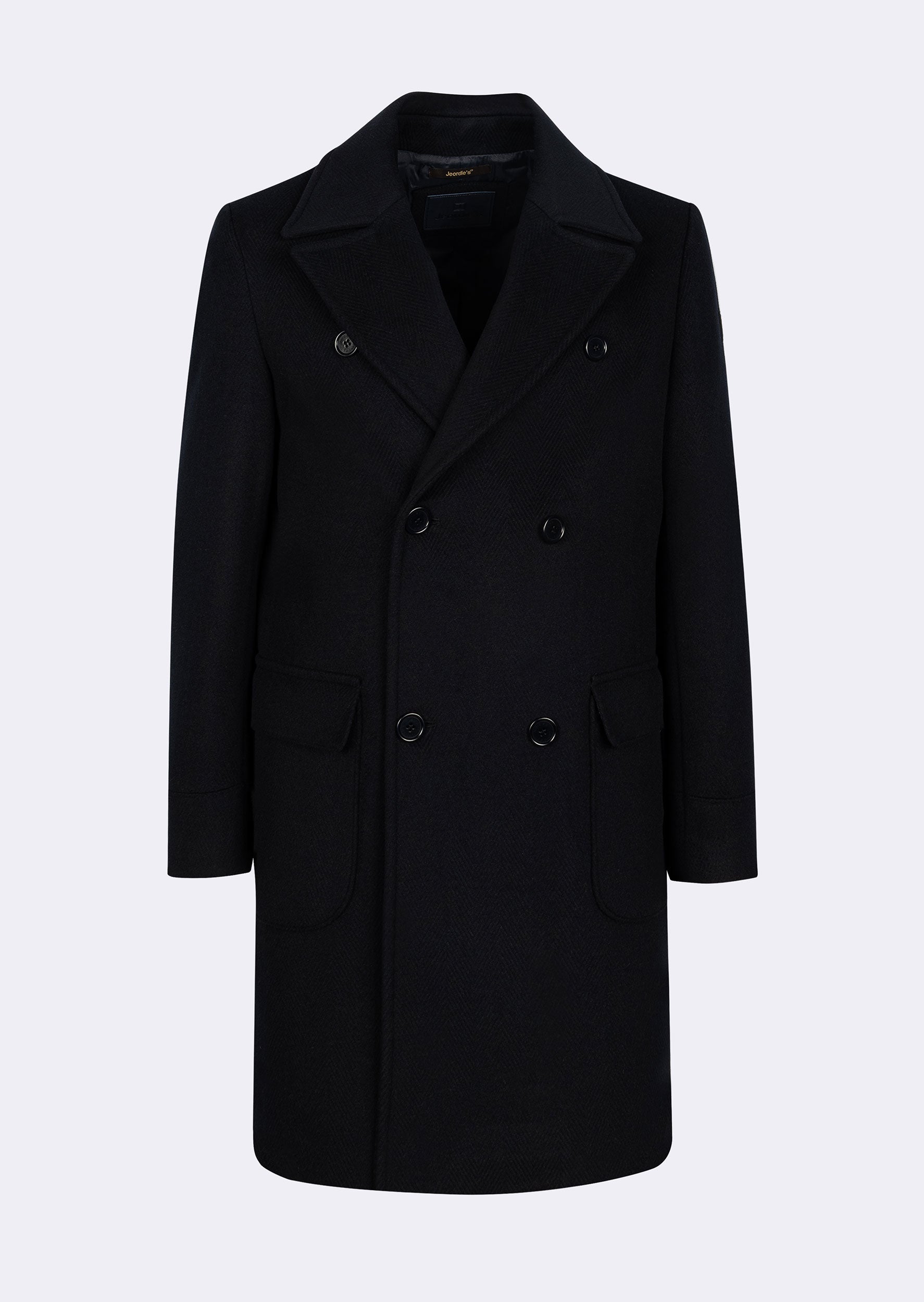 Navy Wool Coat