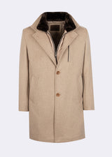 Navy Wool Coat