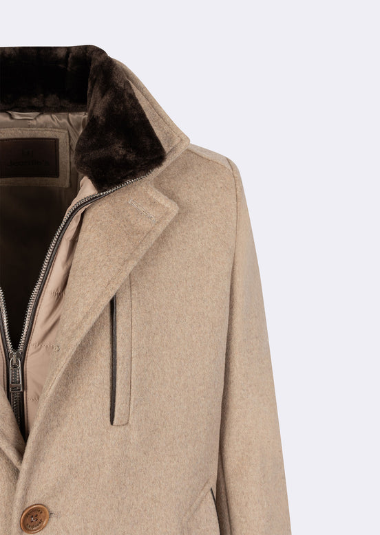 Navy Wool Coat