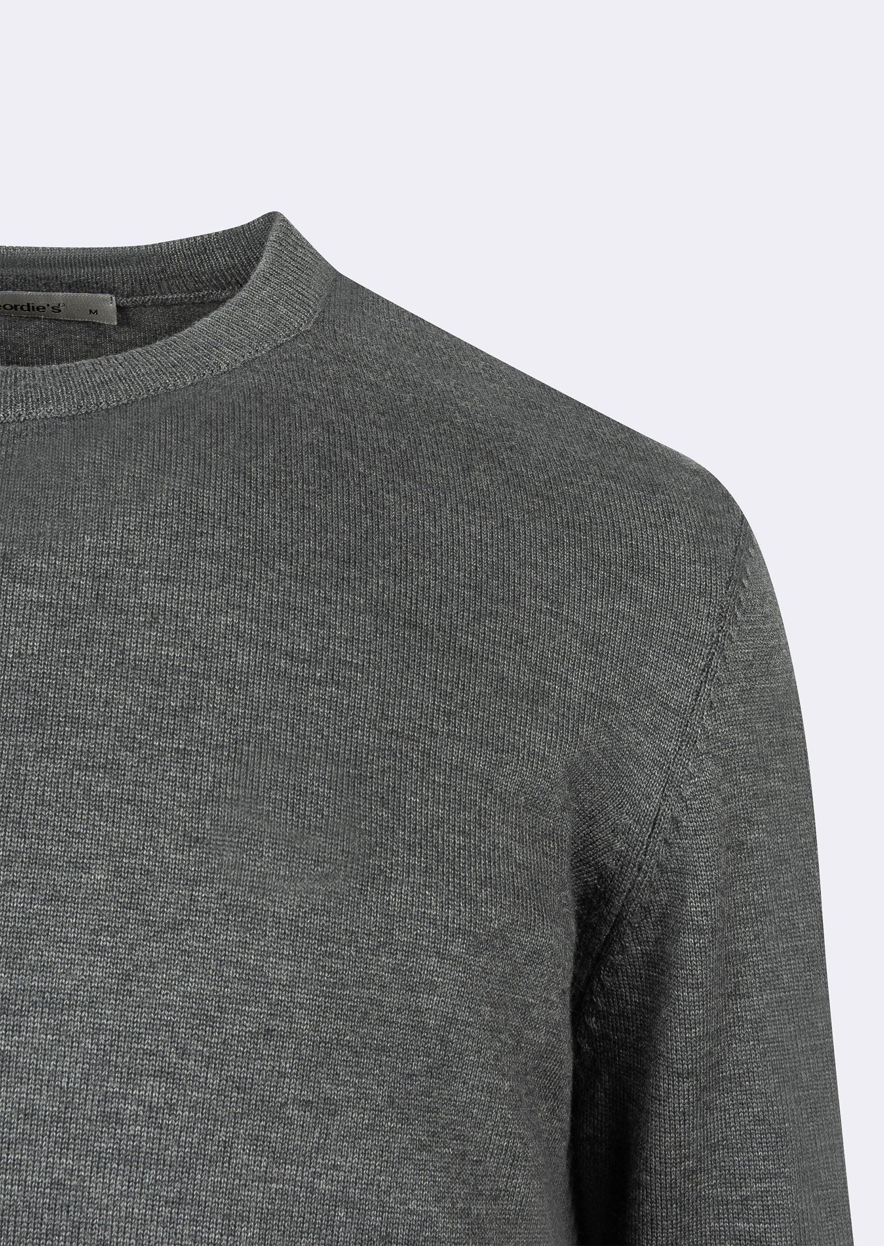 Dark Grey Melange Knitwear