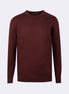 Dark Burgundy Melange Knitwear